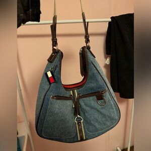 Tommy Hilfiger denim hobo bag